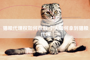 猫粮代理权如何获取;个人如何拿到猫粮代理