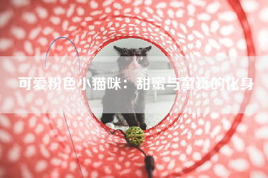 可爱粉色小猫咪：甜蜜与童真的化身