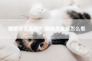 猫粮中含盐吗？;猫粮含盐量怎么看