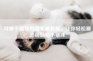 可爱小猫咪的简笔画教程，让你轻松画出萌萌哒小猫咪