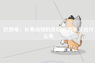 巴西龟：长寿动物的传奇;巴西龟又名什么龟